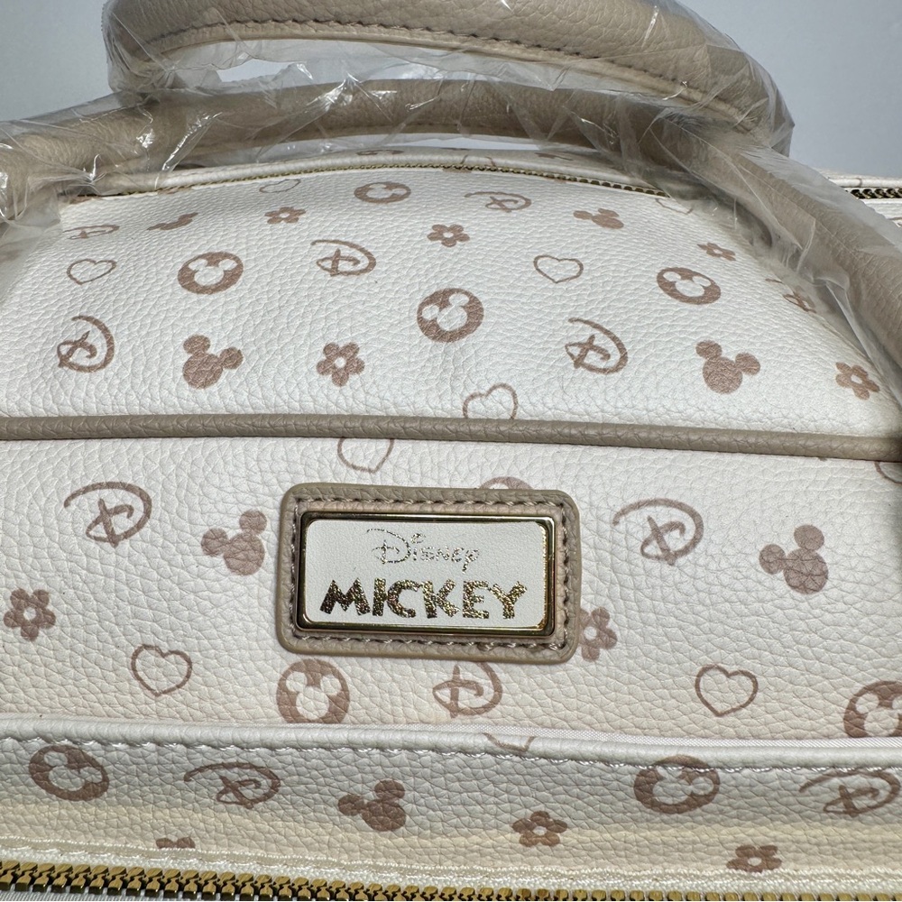 NWT. Disney X Primark Mickey Mouse Faux Leather Weekender bag - Picture 2 of 14